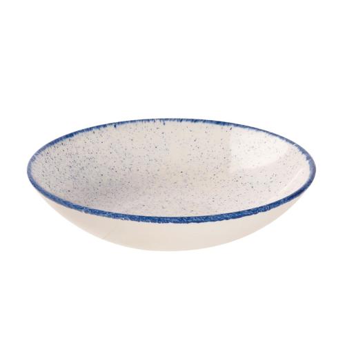 Stonecast Hints Blueberry Indigo Coupe Bowl 182mm 7 1/4" (Box 12)(Direct)