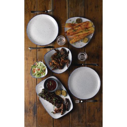 Churchill Stonecast Hints Blueberry Indigo Lotus Plate 10 1/2" (Box 12) (Direct)