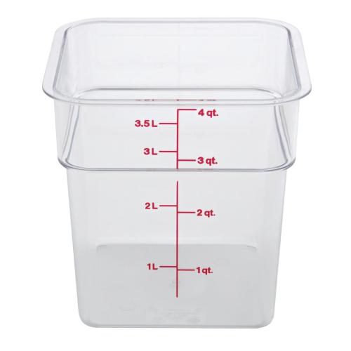 Cambro Square Storage Container - 3.8 Ltr (Pack 6) (B2B)