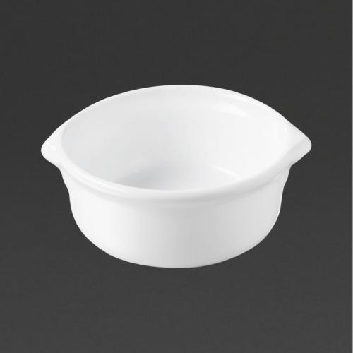 Revol French Classics Round Eared Casserole White 120ml D85cm h35mm(Box 6) (B2B)