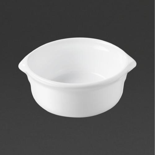 Revol French Classics Round Eared Casserole White 80ml (Box 6) (B2B)