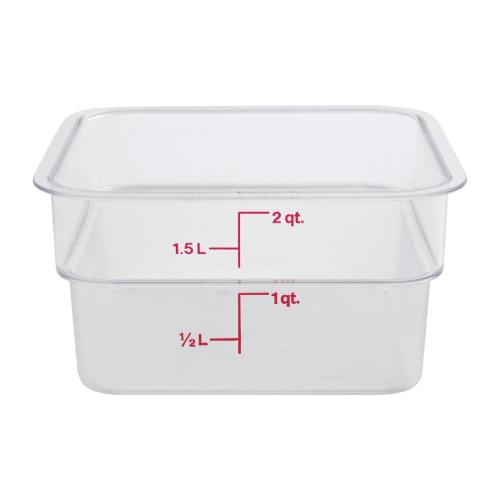 Cambro Square Storage Container - 1.9 Ltr (Pack 6) (B2B)