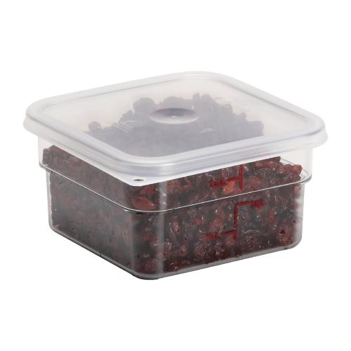 Cambro Square Storage Container - 1.9 Ltr (Pack 6) (B2B)