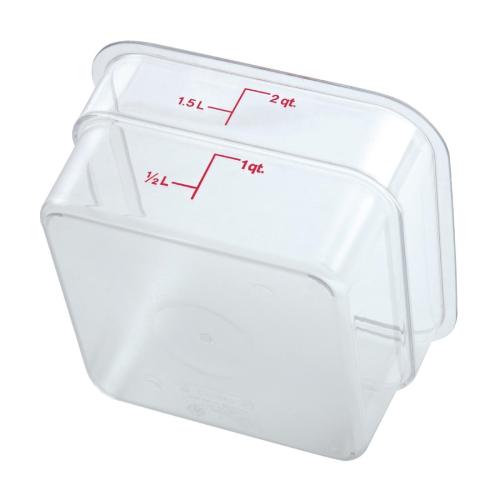 Cambro Square Storage Container - 1.9 Ltr (Pack 6) (B2B)
