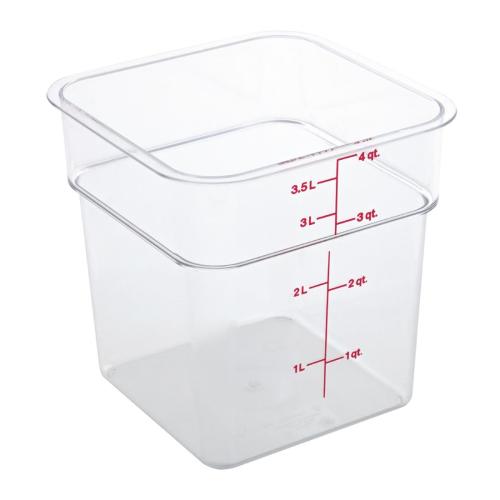 Cambro Square Storage Container - 3.8 Ltr (Pack 6) (B2B)