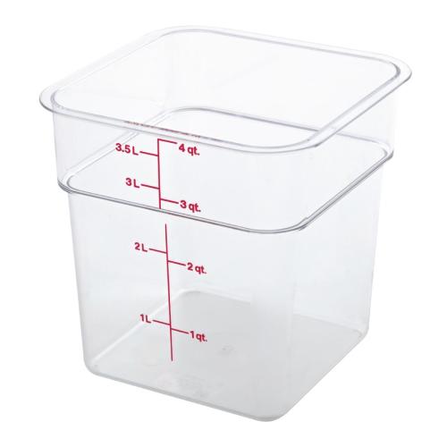Cambro Square Storage Container - 3.8 Ltr (Pack 6) (B2B)