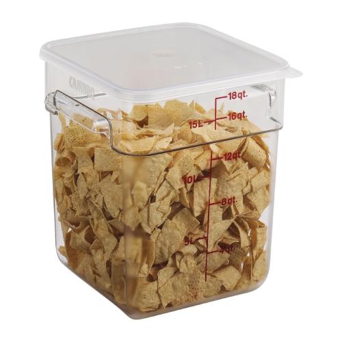 Cambro Square Storage Container - 17.2 Ltr (Pack 6) (B2B)