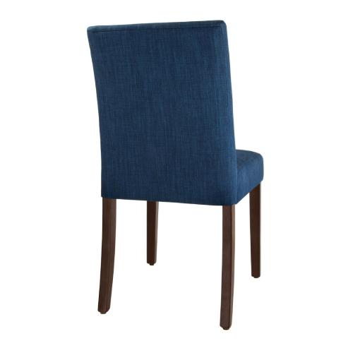 Bolero Chiswick Dining Chair Royal Blue with Antique Oak (Pack 2)