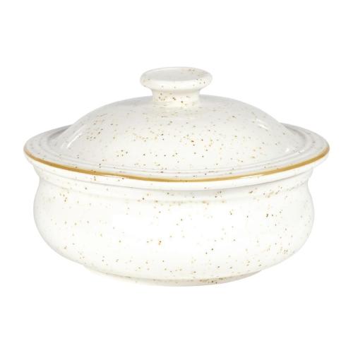Churchill Stonecast Barley White Lidded Stewpot 15oz (Box 6) (Direct)