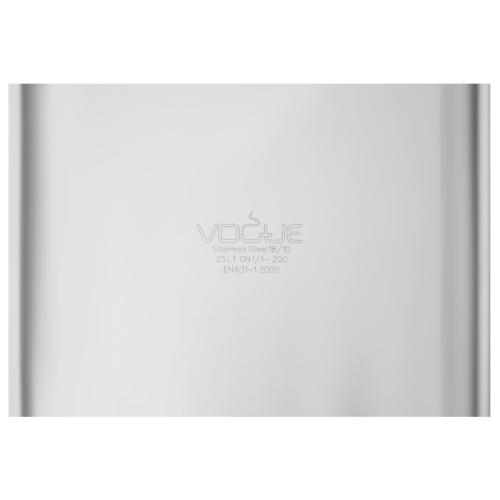 Vogue Heavy Duty St/St - GN 1/1 200mm