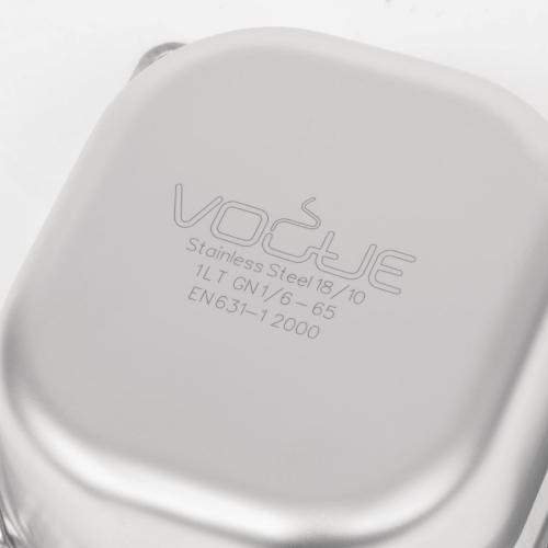 Vogue Heavy Duty St/St - GN 1/6 65mm