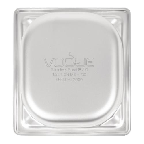 Vogue Heavy Duty St/St - GN 1/6 100mm