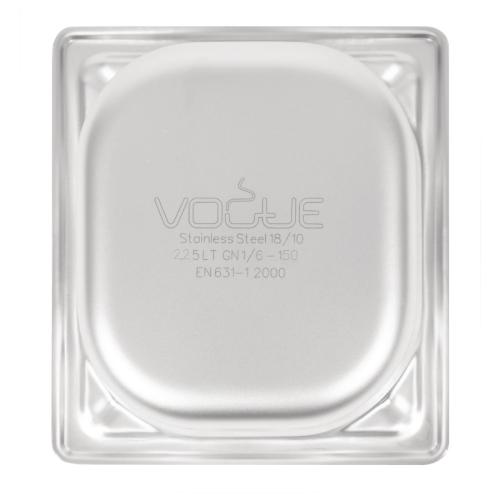 Vogue Heavy Duty St/St - GN 1/6 150mm