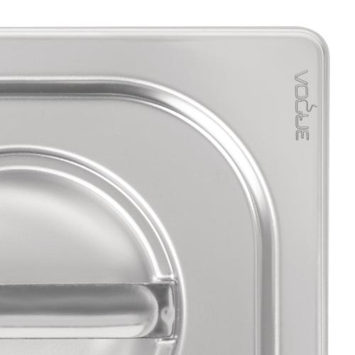 Vogue Heavy Duty Lid St/St - GN 1/6