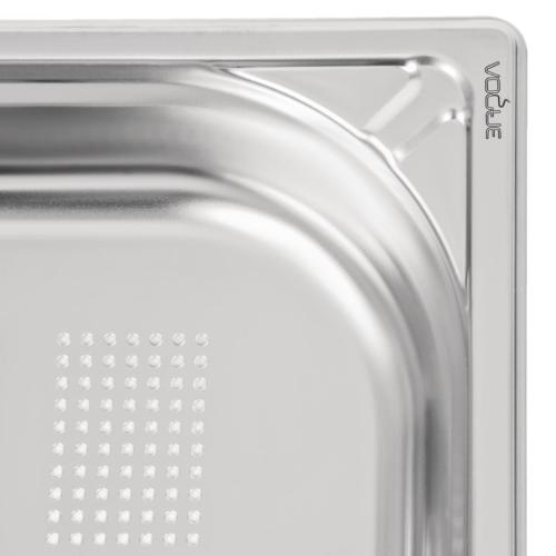 Vogue Heavy Duty Perforated St/St - GN 1/1 65mm
