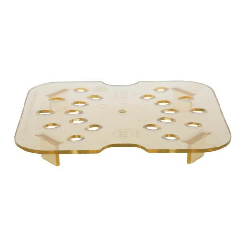 Cambro High Heat Polycarbonate GN Drain Plate - 1/6