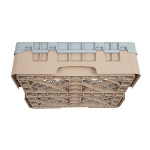 Cambro Camrack 16 Compartment Glass Rack Beige - Max Height 92mm (B2B)