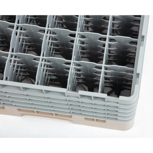 Cambro Camrack Beige 36 Compartments Max Glass - Height 257mm