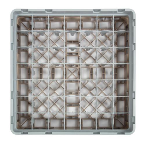 Cambro Camrack Beige 49 Compartments Max Glass - Height 92mm