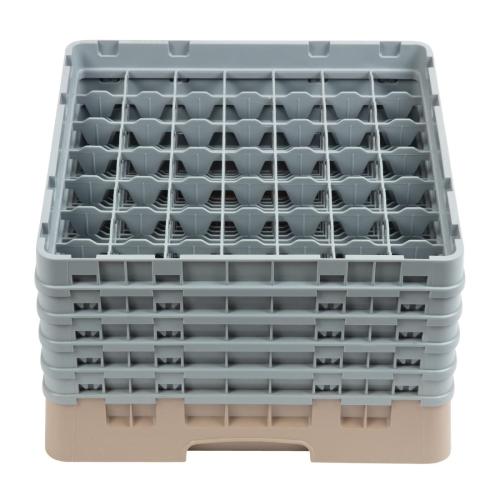 Cambro Camrack Beige 49 Compartments Max Glass - Height 257mm