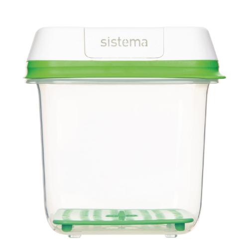 Sistema Freshworks Medium Square Container - 1.5Ltr