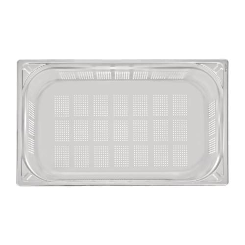 Vogue Heavy Duty Perforated St/St -  GN 1/1 150mm