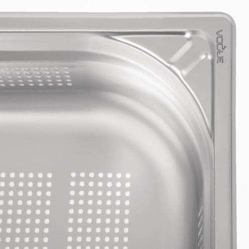 Vogue Heavy Duty St/St Perforated - GN 1/2 100mm