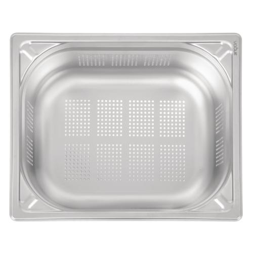 Vogue Heavy Duty St/St Perforated GN - 1/2 150mm