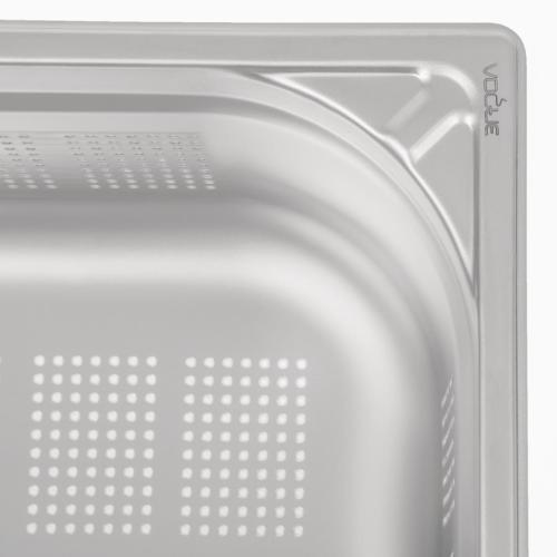 Vogue Heavy Duty St/St Perforated GN - 1/2 150mm