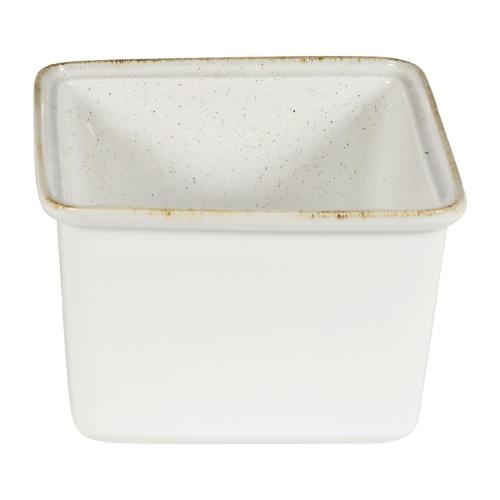Churchill Stonecast Hints Barley White Small Cass Dish 7x6.5x4.5"(Box 4)(Direct)