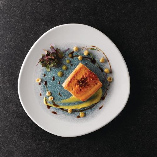 Churchill Raku Jade Green Round Trace Plate - 11 1/4" (Box 12) (Direct)