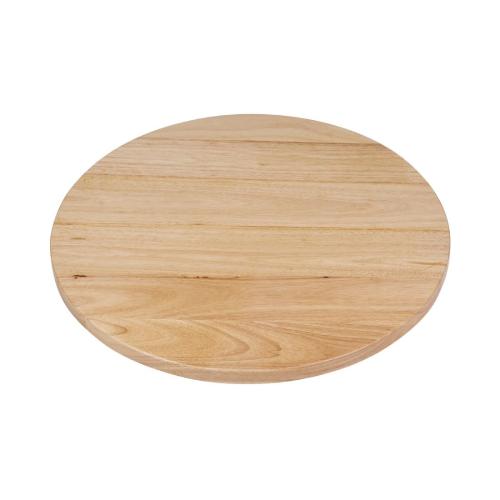 Bolero Pre-Drilled Round Table Top Natural Effect - 600mm