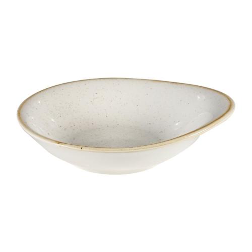 Churchill Stonecast Barley White Round Dish - 6 3/8x5 5/8" (Box 12) (Direct)