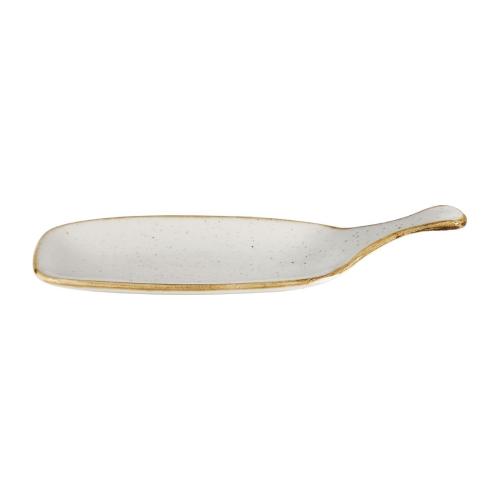 Churchill Stonecast Barley White Handled Paddle - 11x4 3/4" (Box 6) (Direct)