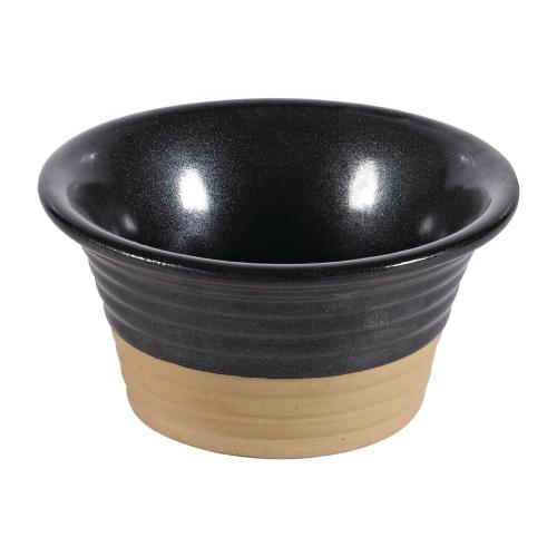 Art De Cuisine Black Igneous Ramekin - 4" 5oz (Box 6) (Direct)