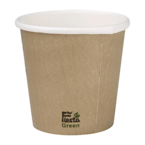 Fiesta Compostable Hot Cup Single Wall 'Kind' - 4oz (Sleeve 50)
