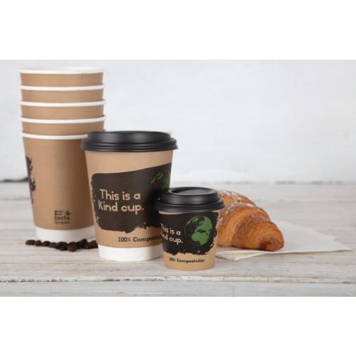 Fiesta Compostable Hot Cup Double Wall 'Kind' - 12oz (Sleeve 25)