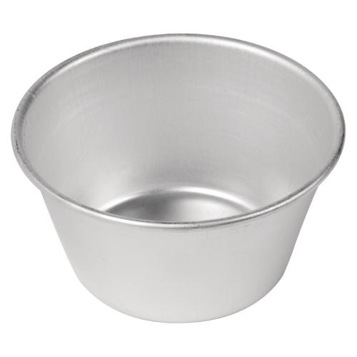 Vogue Mini Pudding Basin Aluminium - 110x55mm 284ml