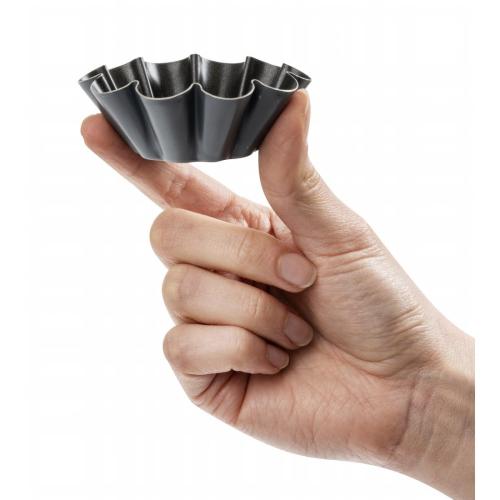 Matfer Bourgeat Exopan Blist.12 Brioche Mould Waves - 75mm (Box 12)