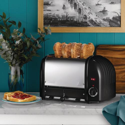 Dualit Classic Vario 4 Slot Toaster - Black