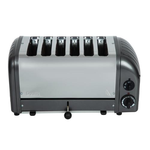 Dualit Classic Vario 6 Slot Toaster - Charcoal