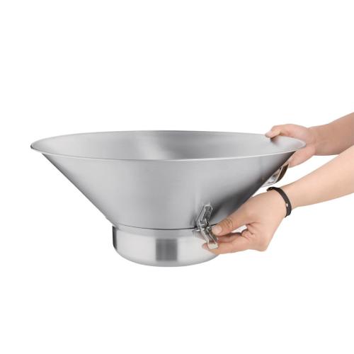 Vogue Potato Chip Drainer St/St - 176x413mm 7x 16 1/4"