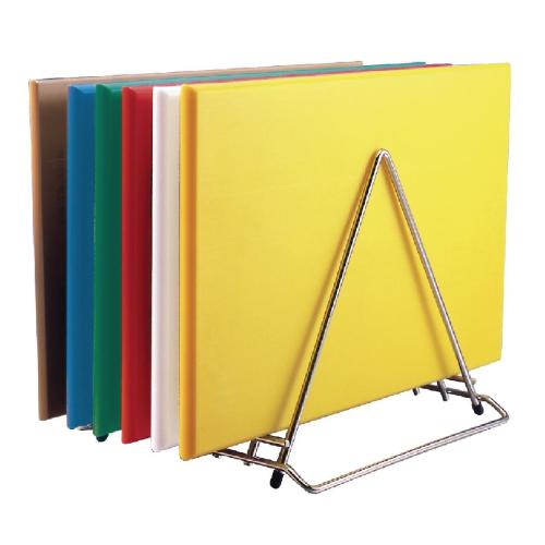 Hygiplas Anti-bacterial High Density Chopping Board Red - 18x12x1/2"