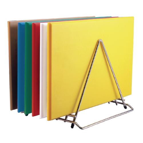 Hygiplas Anti-bacterial High Density Chopping Board Brown - 18x12x1/2"