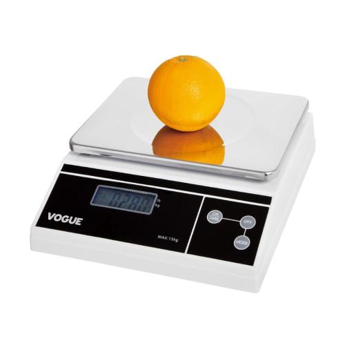 Vogue Digital Platform Scale (Not Gov Stamped) 15kg Grad. 5g kg/lbs