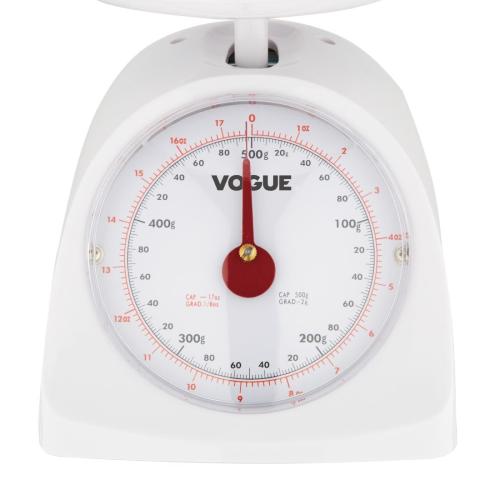 Vogue Precision Kitchen Scale - 0.5Kg/1.1lb - Grad. 2g /1/8oz