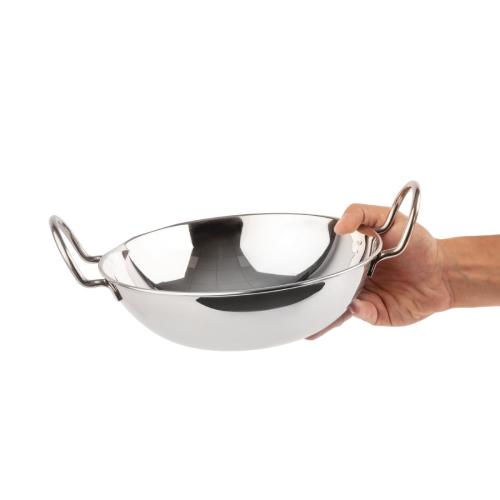 Olympia Table Presentation Balti Dish St/St Large - 241mm 9 1/2"