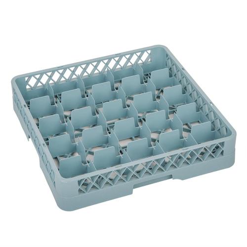 Vogue Glass Dishwasher Rack - 100x500x500mm (25 Compartments)