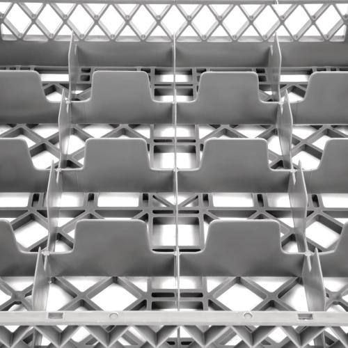 Vogue Glass Dishwasher Rack - 100x500x500mm (16 Compartments)