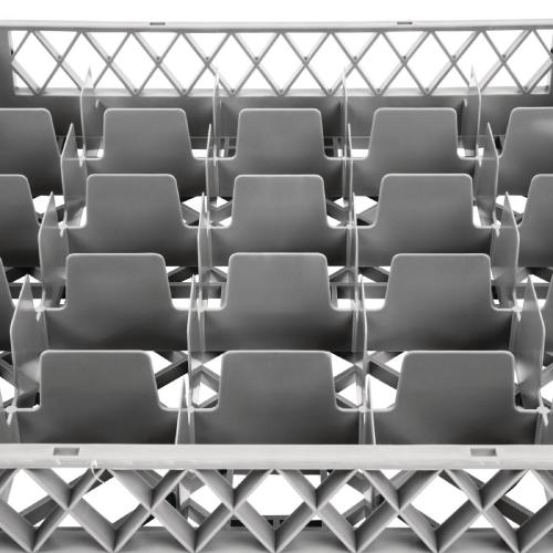 Vogue Glass Dishwasher Rack - 100x500x500mm (25 Compartments)